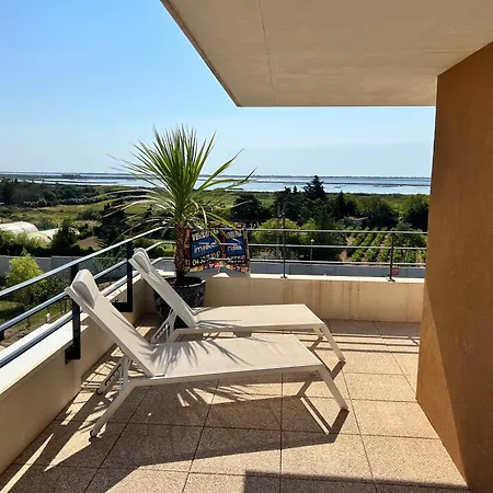Appartement Cocon D'ingril Penthouse Vue Frontignan